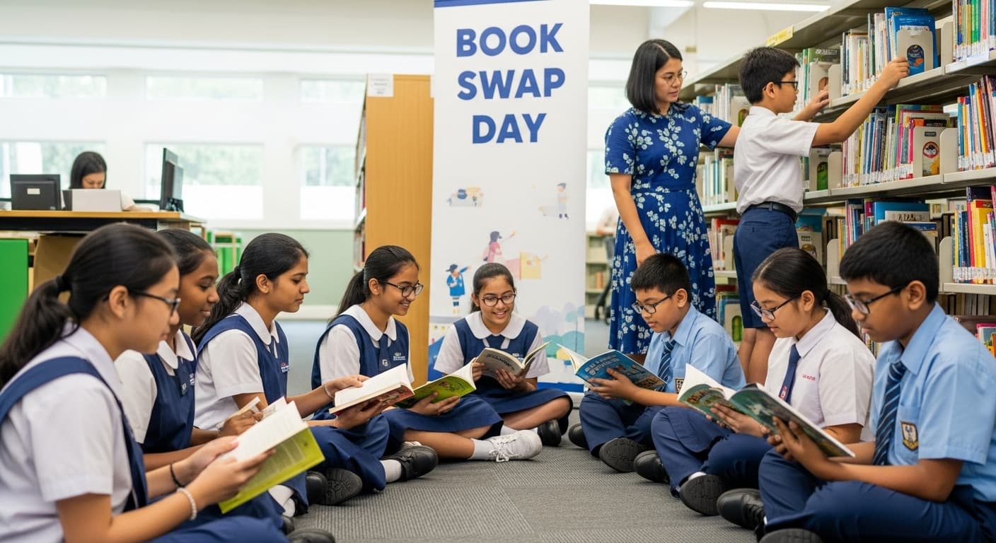 Photograph stimulus: Reading and Books