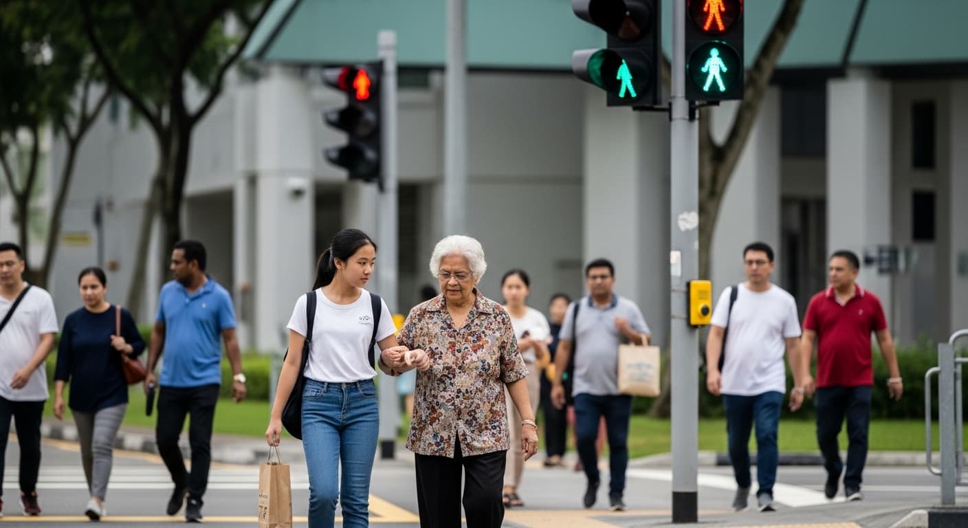 Photograph stimulus: Caring for the Elderly