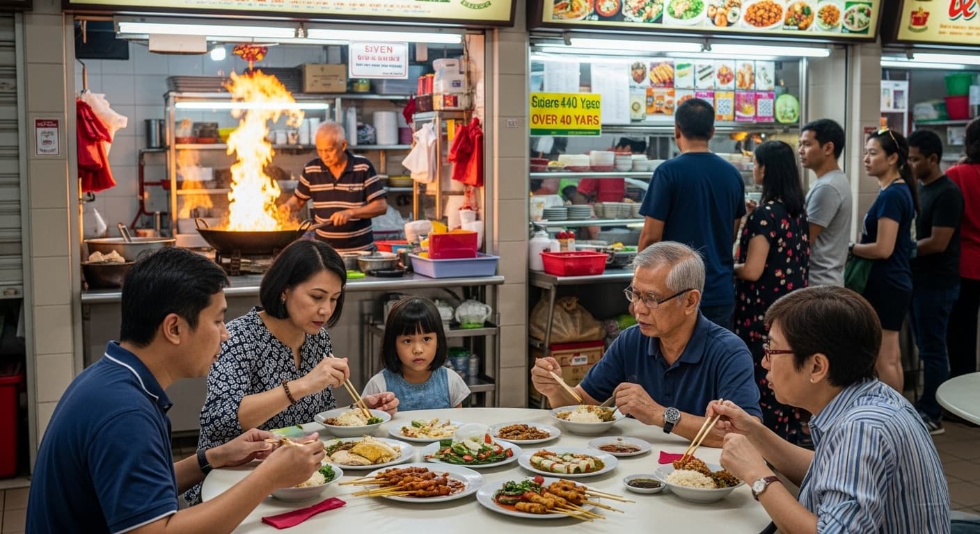 Photograph stimulus: Hawker Culture